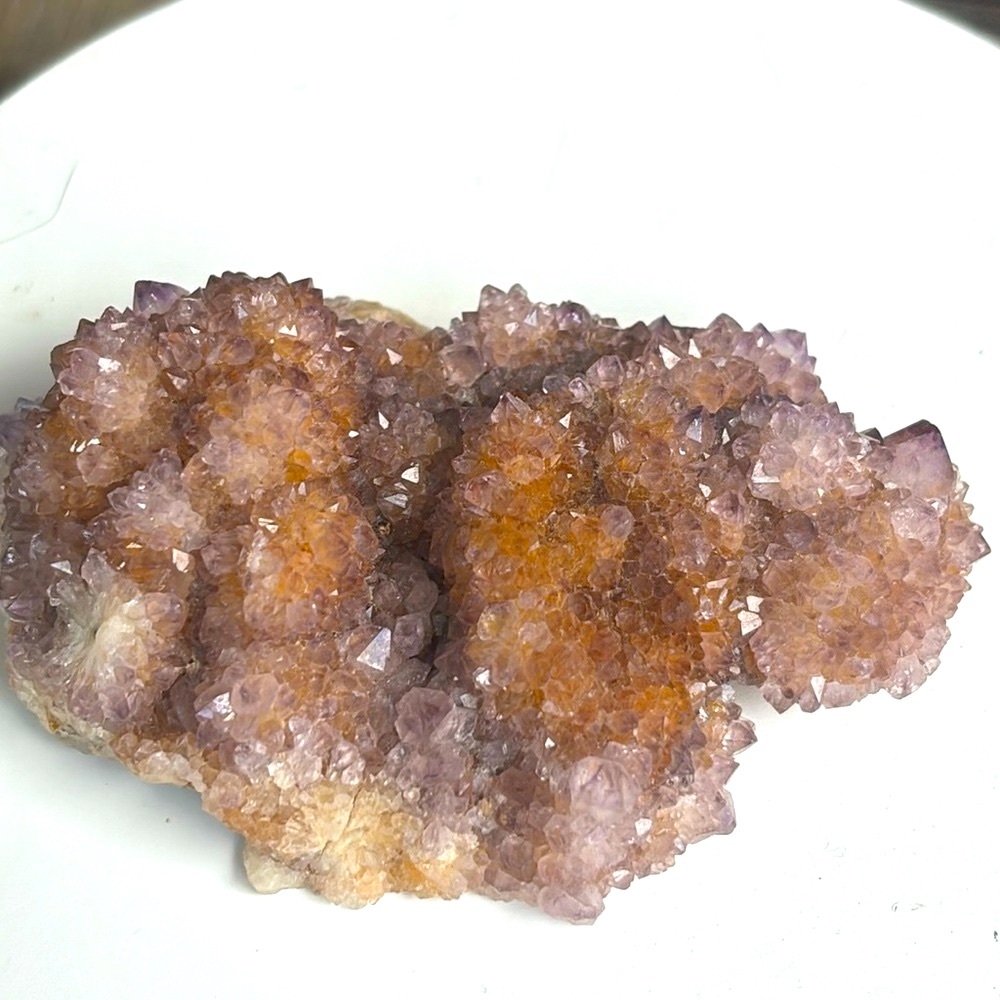 Natural Raw Ametrine Spirit Quartz Flower Cluster Crystal Specimen